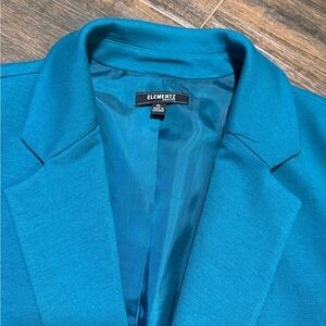 Elementz Turquoise Women's Suit Jacket
